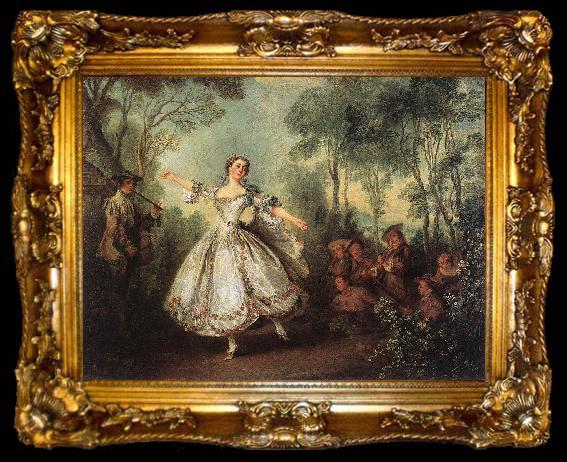 framed  LANCRET, Nicolas Mademoiselle de Camargo Dancing g, ta009-2